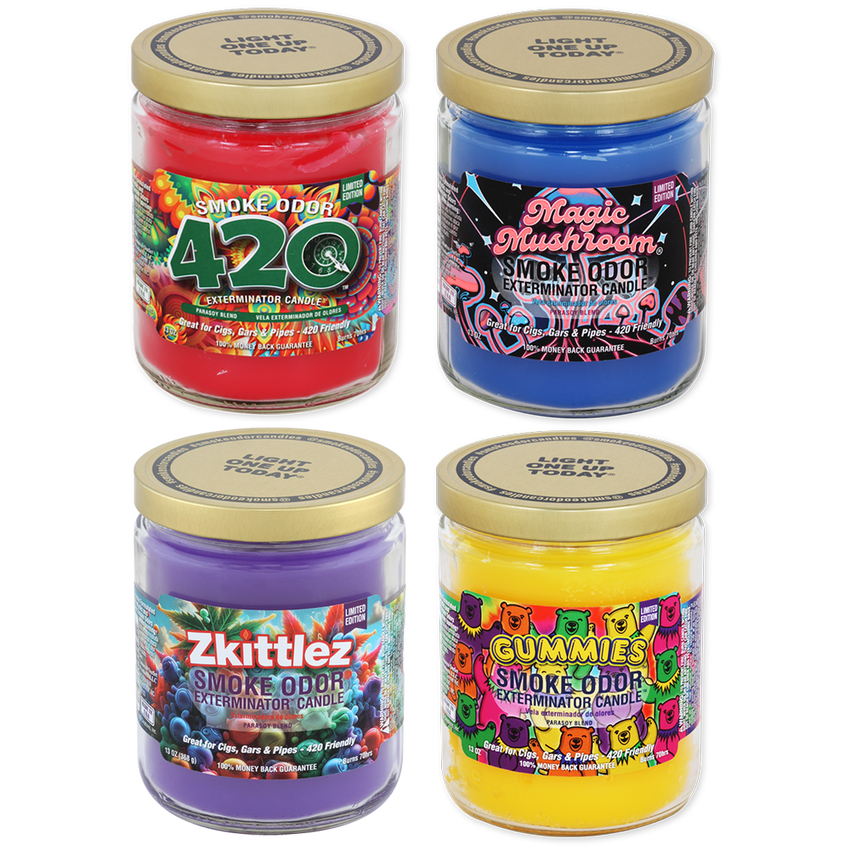 Photograph of product: Smoke Odor Exterminator Candle | 13oz | Assorted Scents