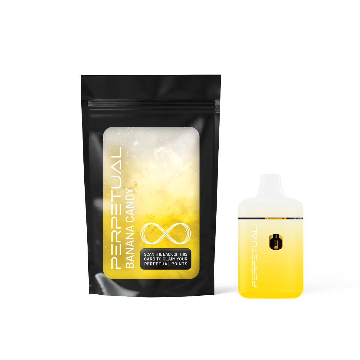 Photograph of product: Disposable | Banana Candy | 1g | Perpetual