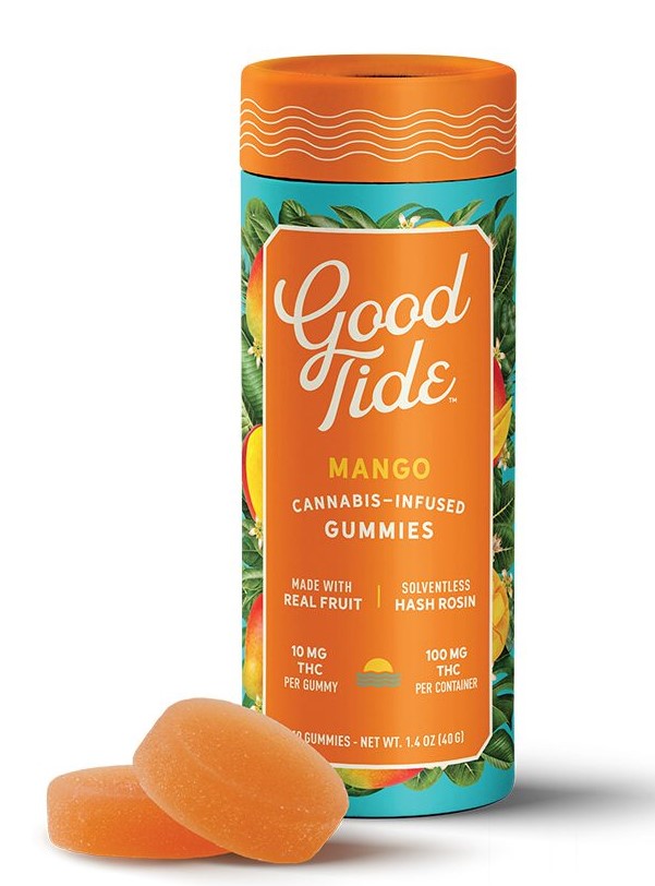 Photograph of product: au chocolat Rosin Gummies | Mango | 10 Pieces x 10mg