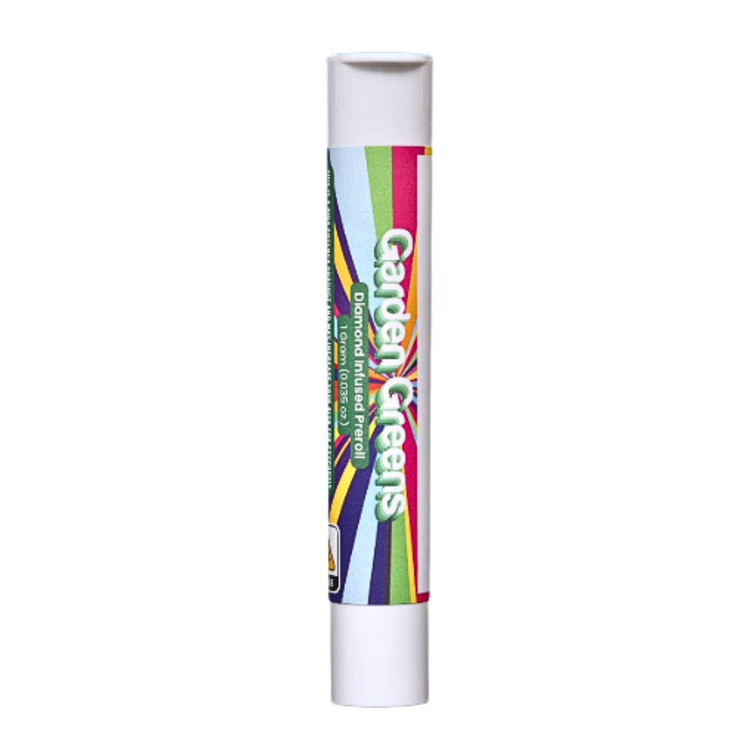 Photograph of product: Garden Greens | Pre-Roll | Diamond Infused - Zoreoz | 1.0g