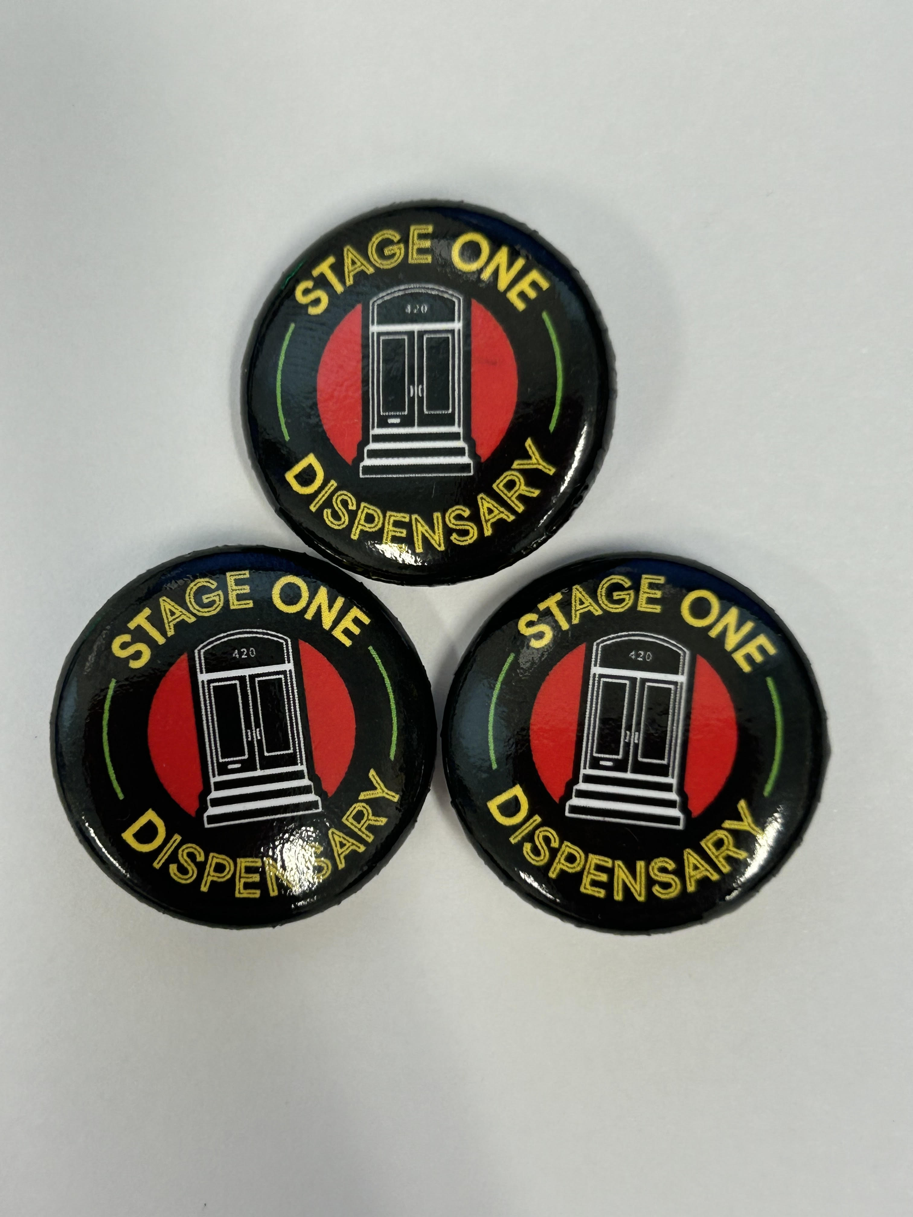 Photograph of product: Stage One Dispensary 1" Round Buttons