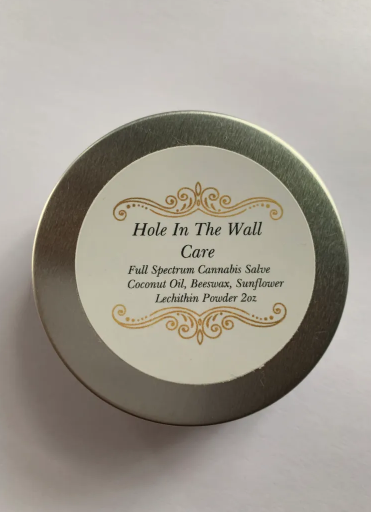 Photograph of product: Hole in the Wall Care LLC - .5oz Lavender CBD Salve