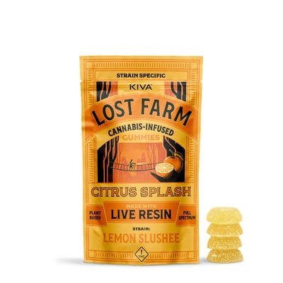Photograph of product: Citrus Splash x Lemon Slushie Gummies 110mg | 10pk - 
