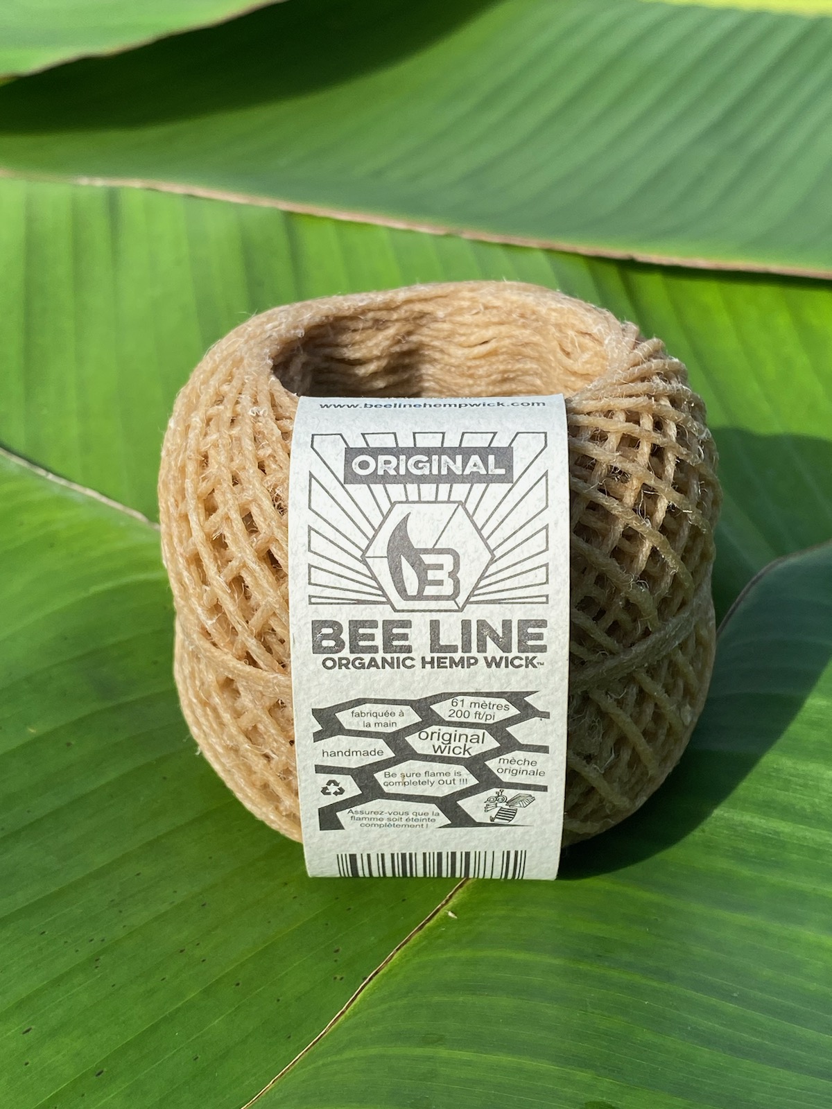 Photograph of product: Bee Line Hemp Wick Ball