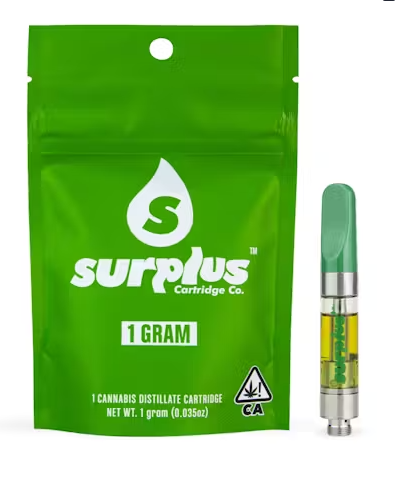 Photograph of product: SURPLUS: 1G CART: BLACKBERRY KUSH [I]