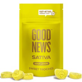 Photograph of product: 20ct/5mg Fast-Acting Troches (Sour Lemon)