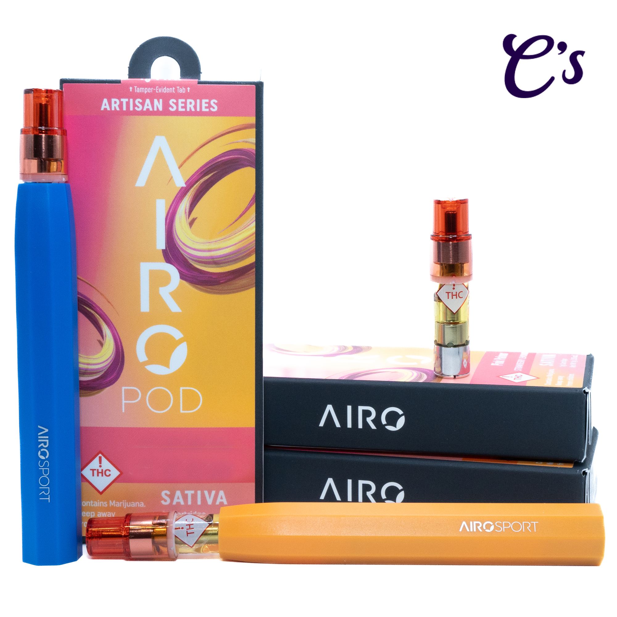 Photograph of product: Airo Vapor | Artisan Series Cart (H) Citrus Splash 1g