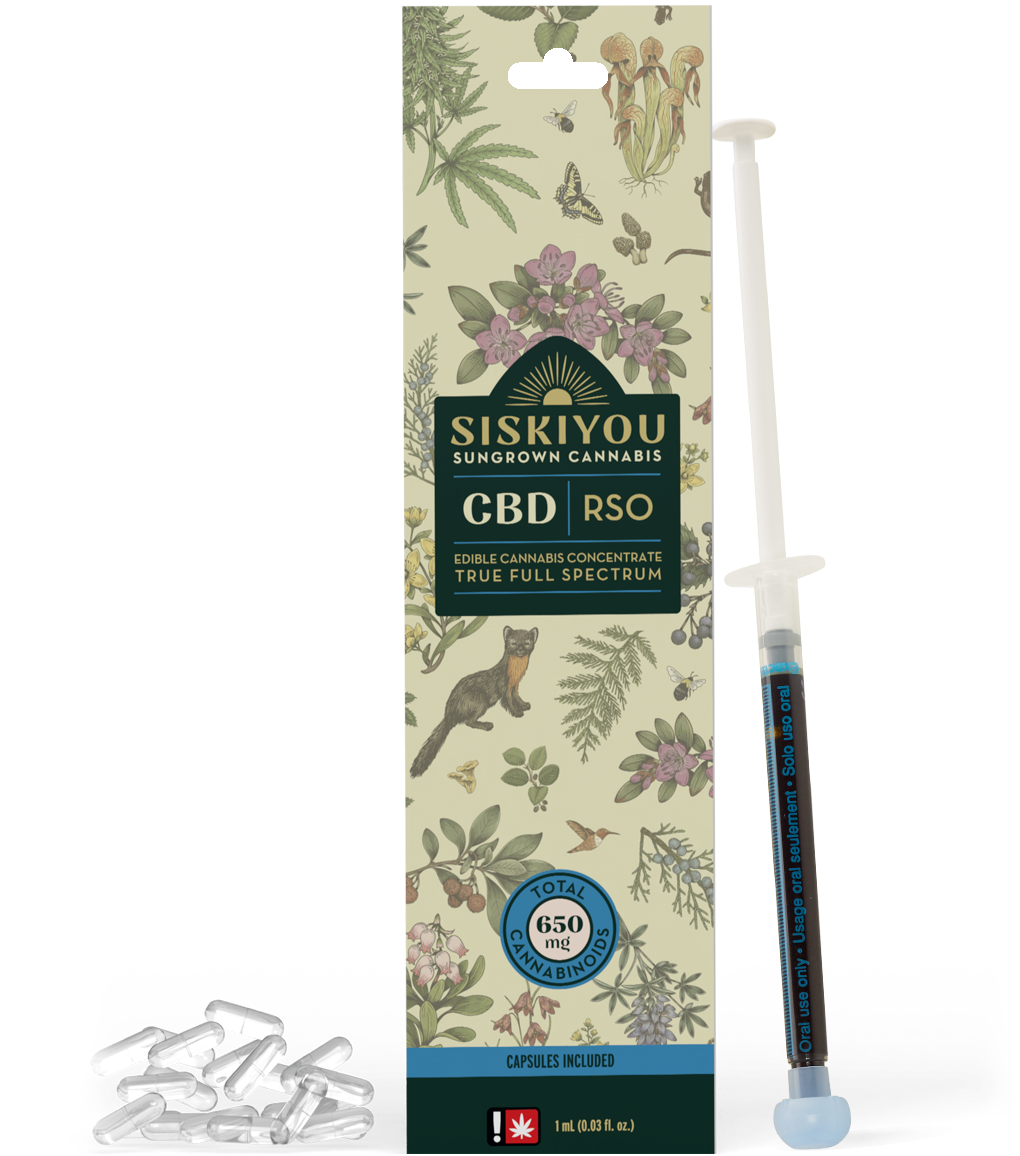 Photograph of product: Siskiyou CBD RSO Hemp