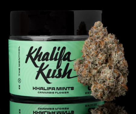 Photograph of product: KHALIFA MINTS FLOWER 3.5G