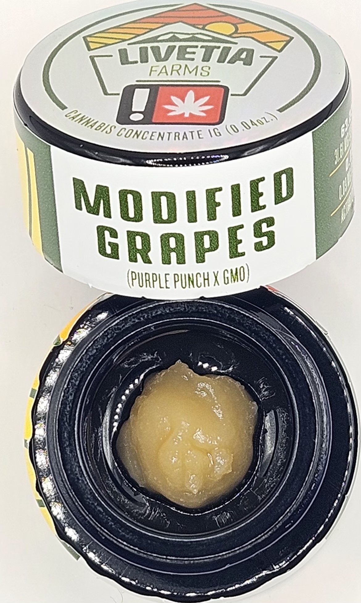 Photograph of product: Livetia Farms - Modified Grapes Rosin