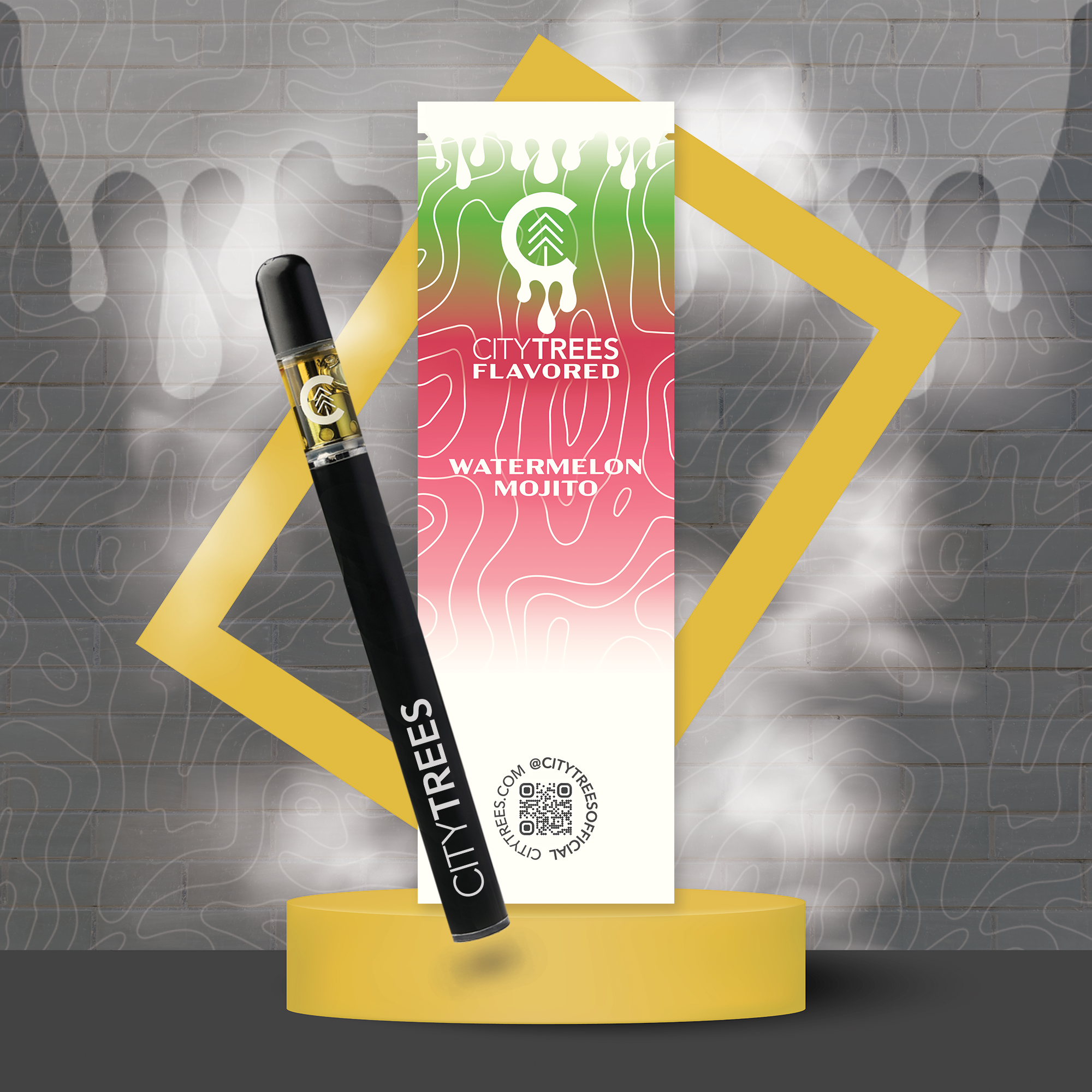 Photograph of product: City Trees | Disposable | Watermelon Mojito | .85g