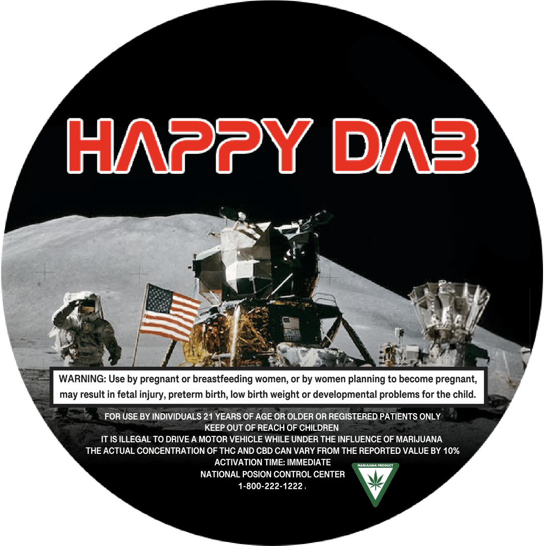 Photograph of product: Happy Dab | Live Resin - 5g - Presidential