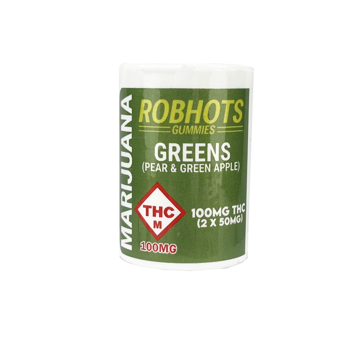 Photograph of product: Greens - 100mg 2pcs. - Robhots