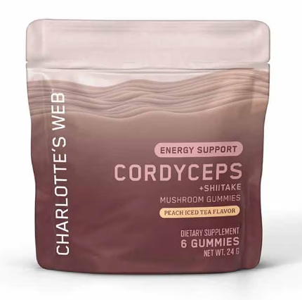 Photograph of Product: Charlotte's Web - Mushroom - Energy Support Cordyceps + Shiitake Mushroom Gummies (6ct) $5