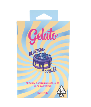 Photograph of product: Cartridge | Blueberry Cobbler | 1g | Gelato