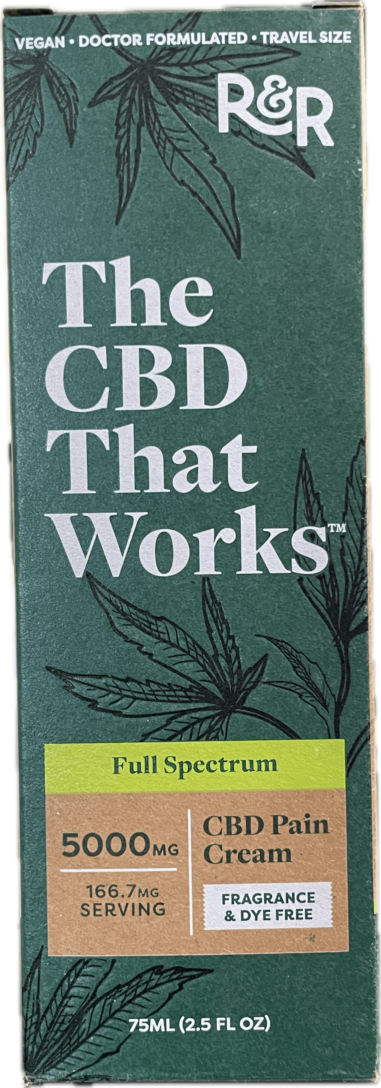 Photograph of product: R&R - CBD Pain Cream - 5000mg