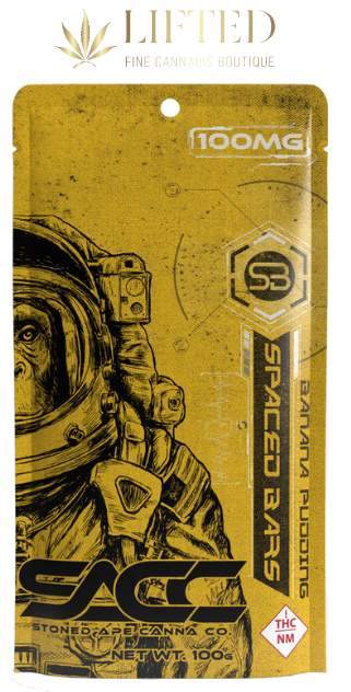 Photograph of product: STONED APE CHOC 100MG BANANA PUDDING