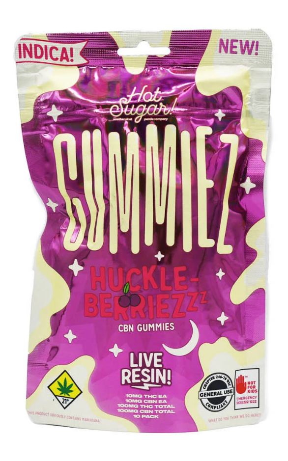 Photograph of product: Huckleberiezzz CBN Live Resin 10pk | 100mg