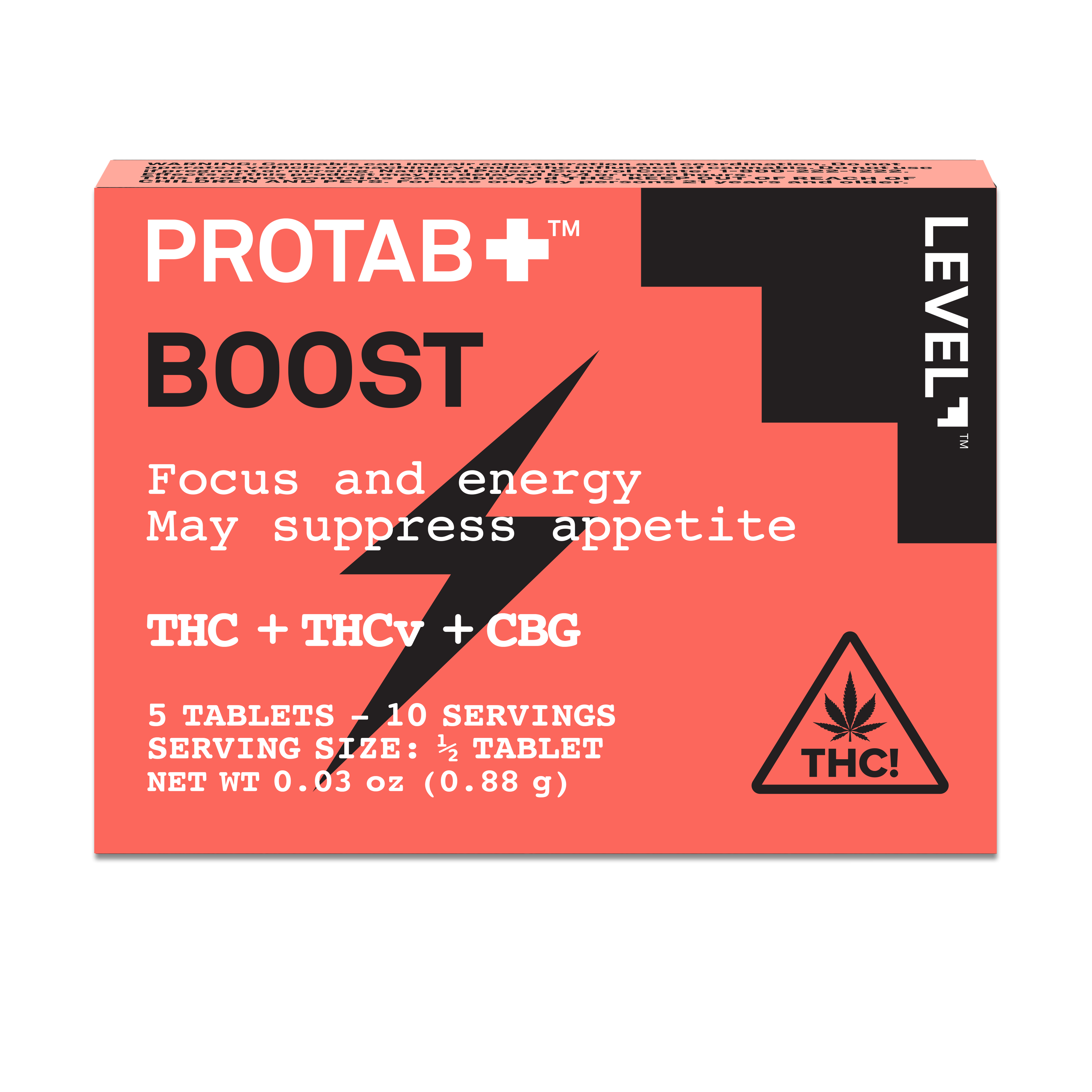 Photograph of product: Level | PROTAB BOOST Tablets