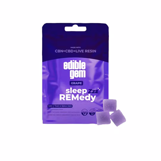 Photograph of product: Edible Gem 200MG Gummies Sleep Remedy 1:1: ape