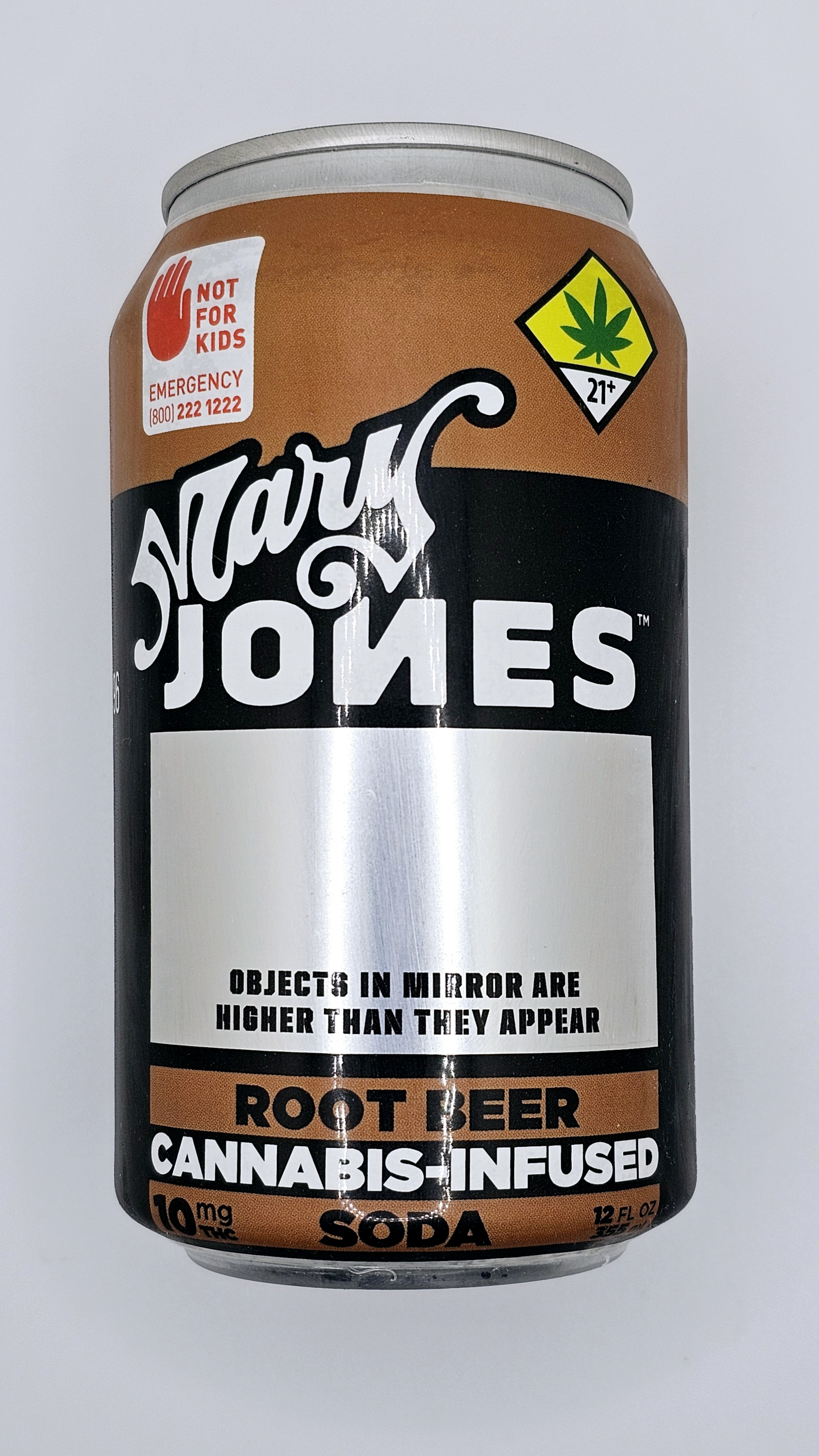 Photograph of product: Mary Jones - Root Beer Soda - 100mg TH-oui - Liquid Edible