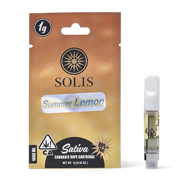 Photograph of product: Summer Lemon - 1g Cartridge - 
