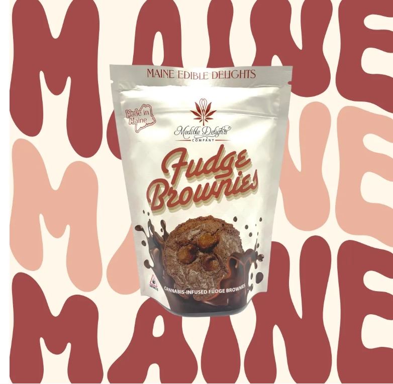 Photograph of product: Medible Delights Fudge Brownies ( H )