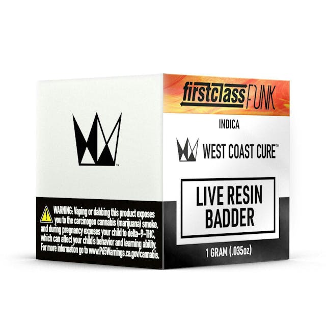 Photograph of product: First Class Funk | 1g LR Badder