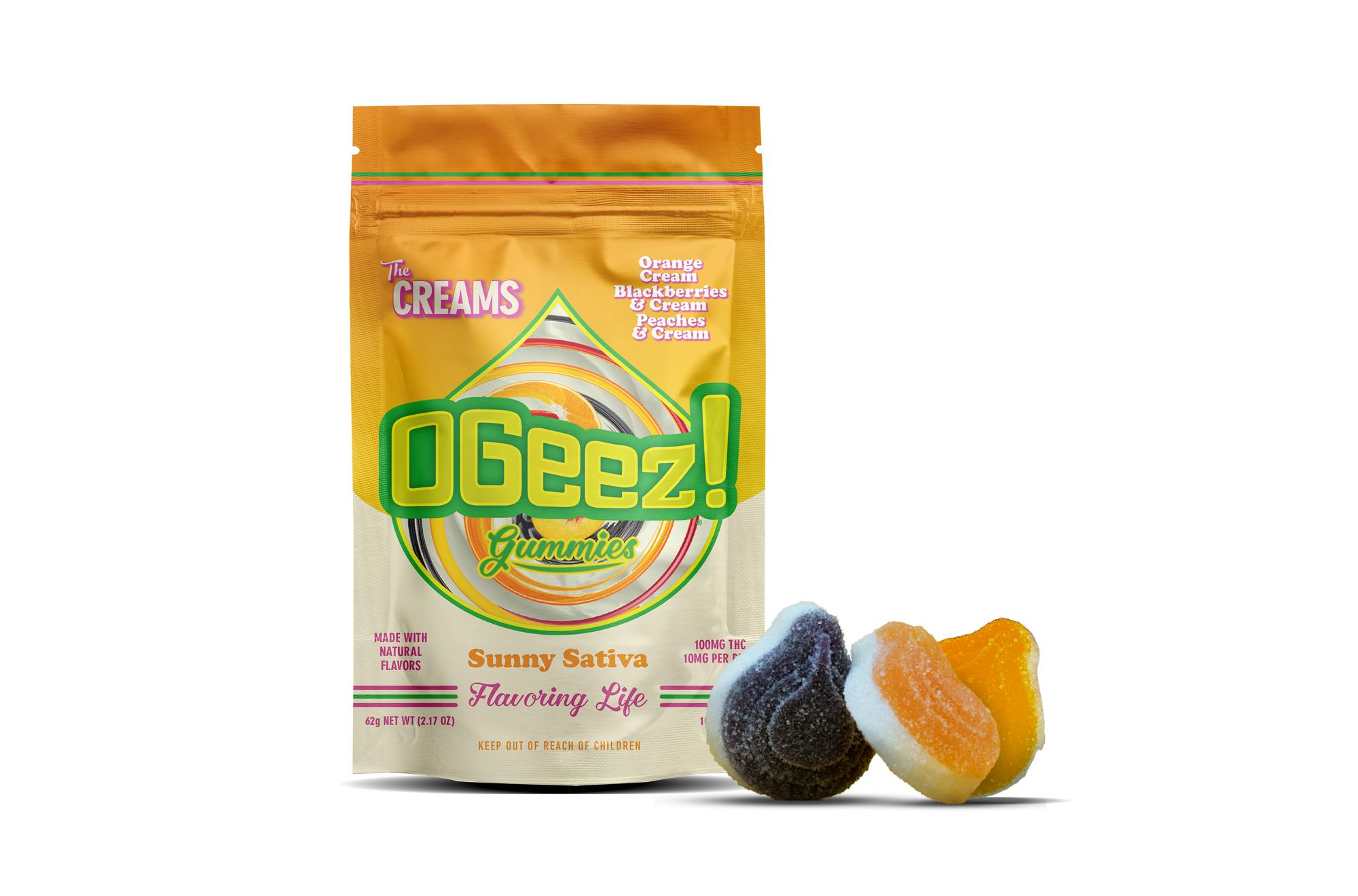 Photograph of product: Sunny Oui'd Cream Gummies - 10 Pack