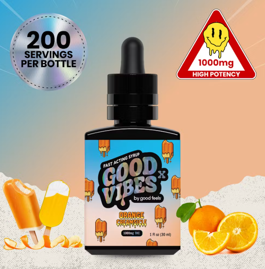 Photograph of product: Orange Creamsicle | Fast-Acting Tincture | 1000mg