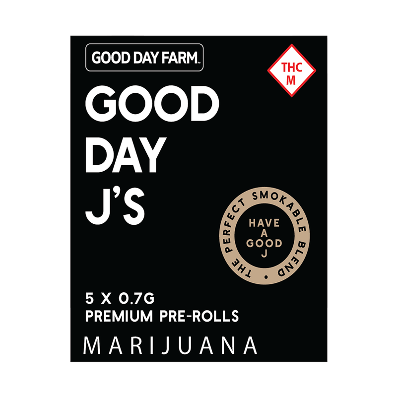 Photograph of product: Gas Truffle Pre-Roll Pack | Good Day J's ea | 5pk