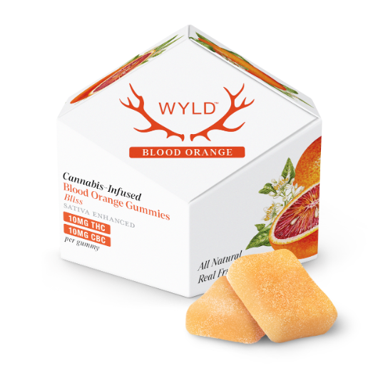 Photograph of product: Gummy | Blood Orange | 1:1 CBC:TH-oui | 5mg 20pk