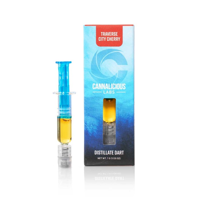 Photograph of product: Traverse City Cherry 1G Distillate Dart By Cannalicious