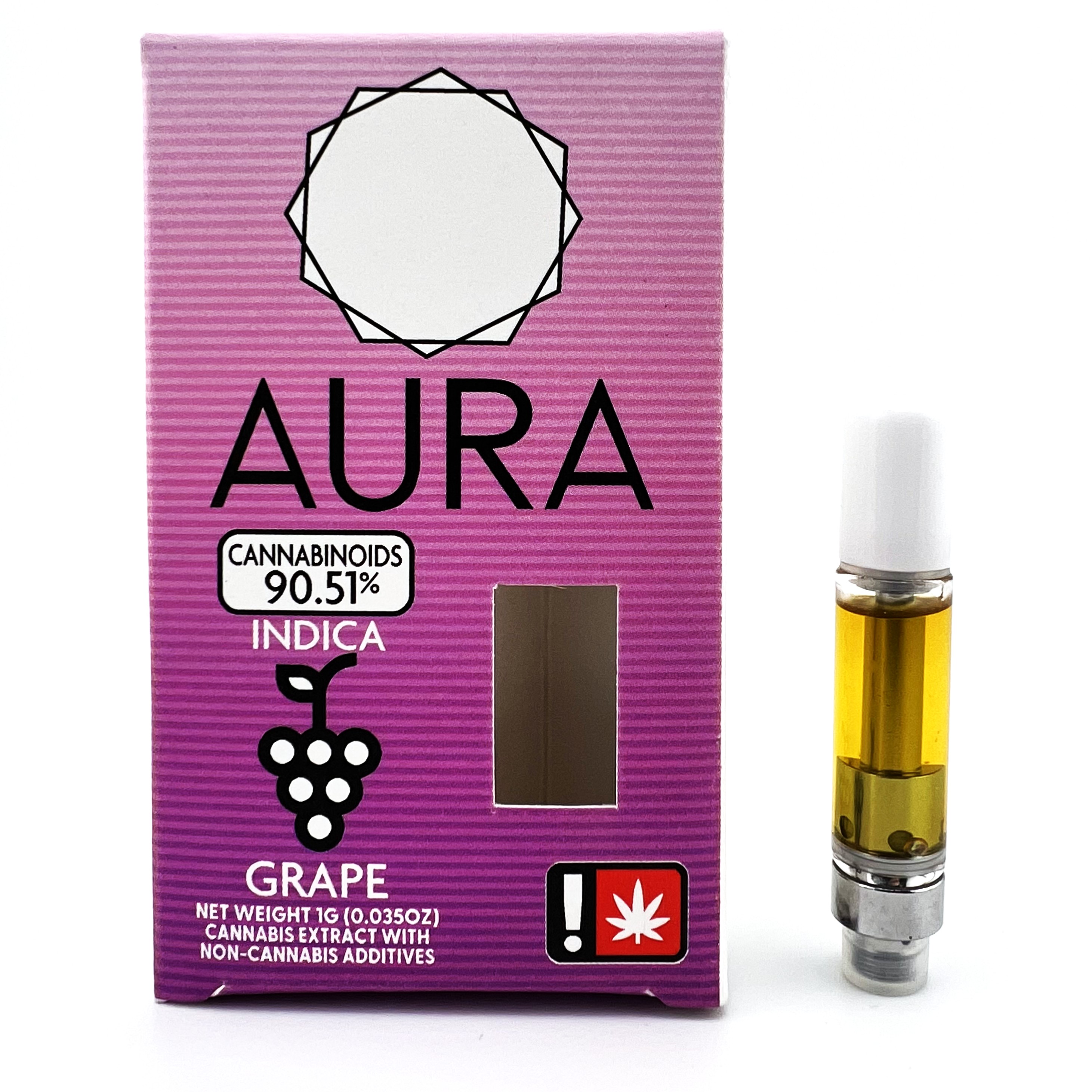 Photograph of product: Aura 1g Cart | Grape