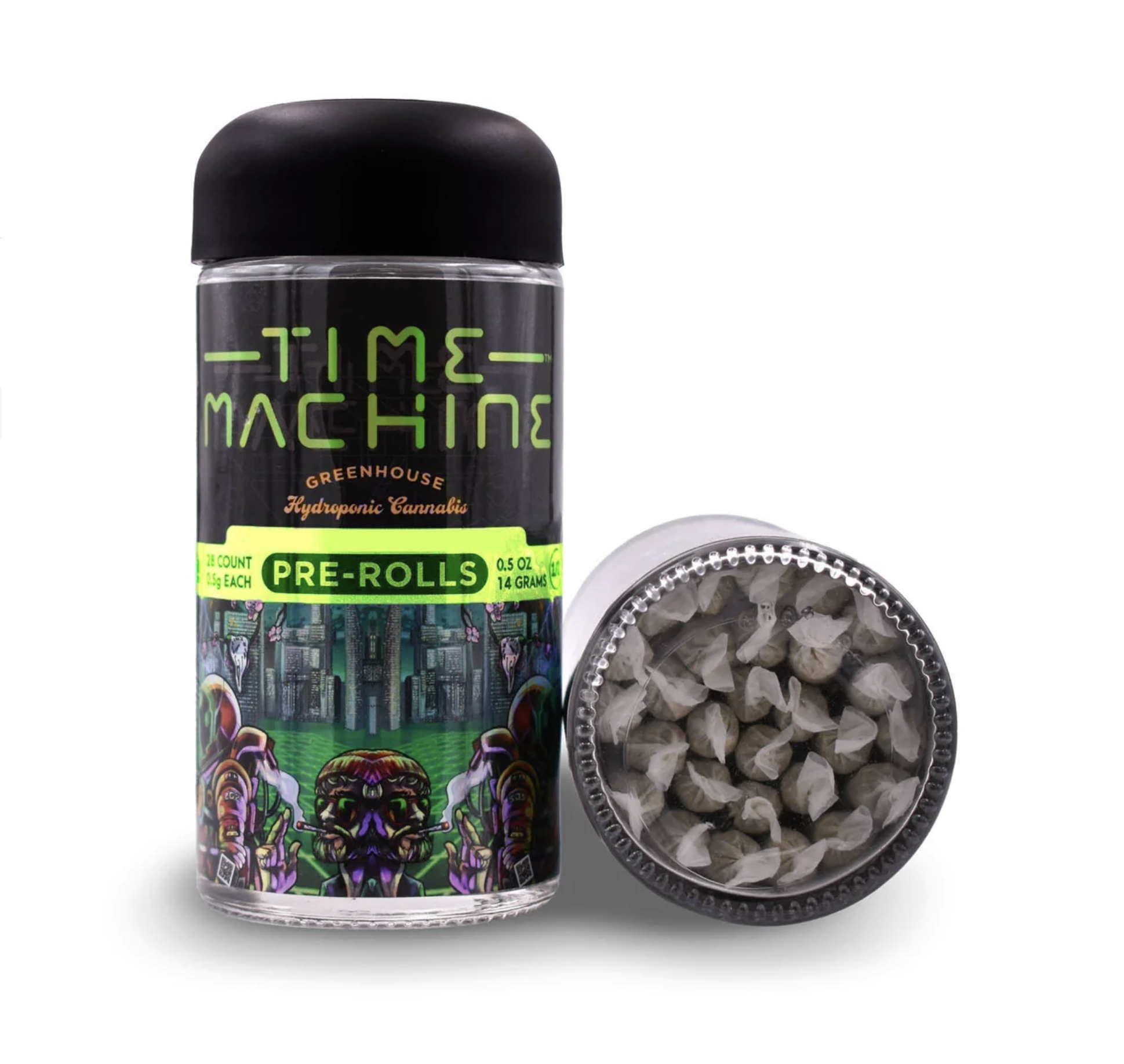 Photograph of product: TIME MACHINE - KUSH MINTS 28 PACK 14G