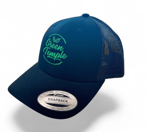 Photograph of product: NC Hat - Green Temple (Snapback)