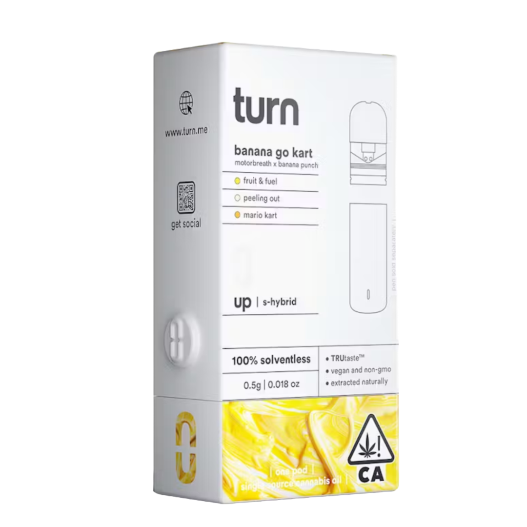 Photograph of product: TURN - UP - BANANA GO KART SOLVENTLESS 500MG