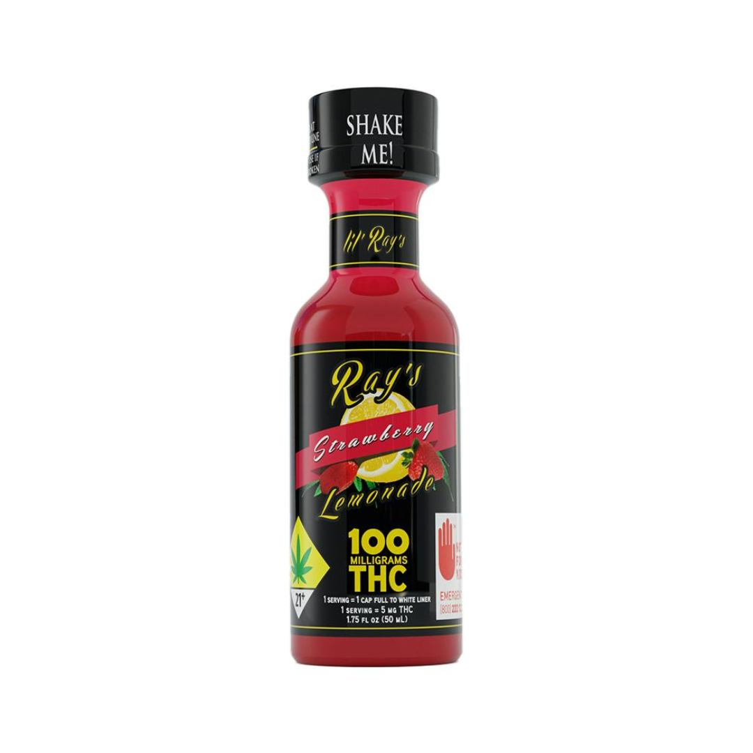 Photograph of product: Lil Ray's - 100mg Infused Lemonade - Strawberry