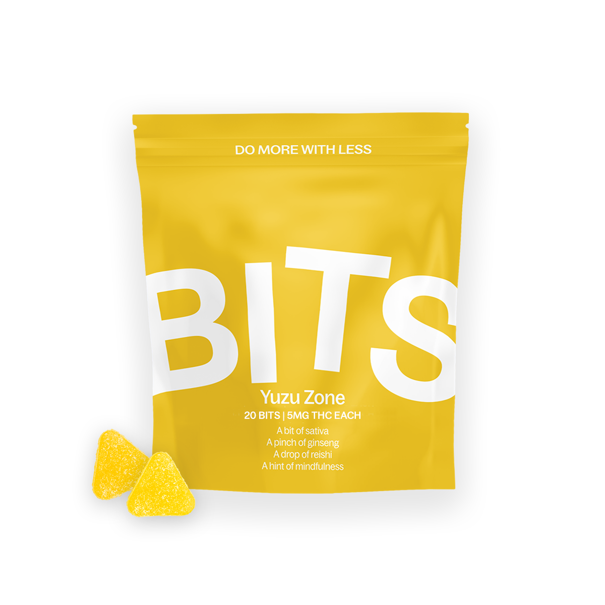 Photograph of product: Bits | Edible | Yuzu Zone Oui'd | 100mg