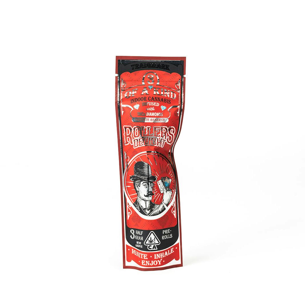 Photograph of product: Rollers Delight 3pk Infused - Berry White