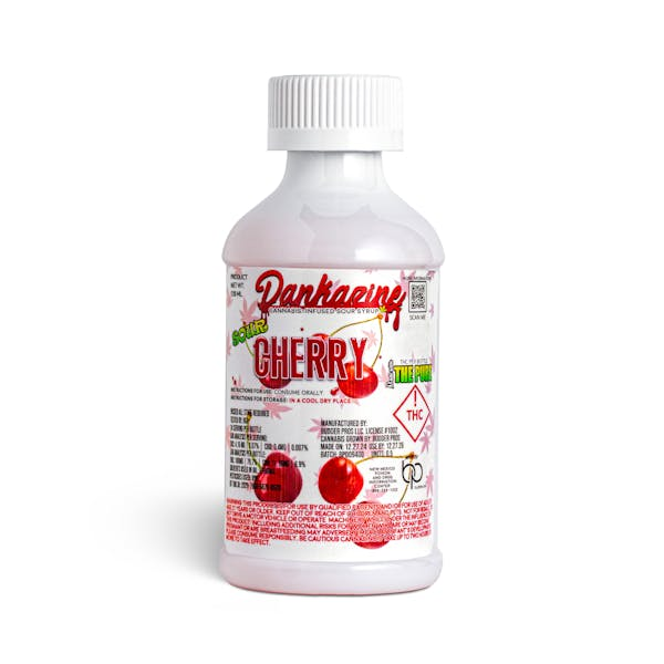 Photograph of product: Dankazine - 100mg Syrup - Cherry Sour