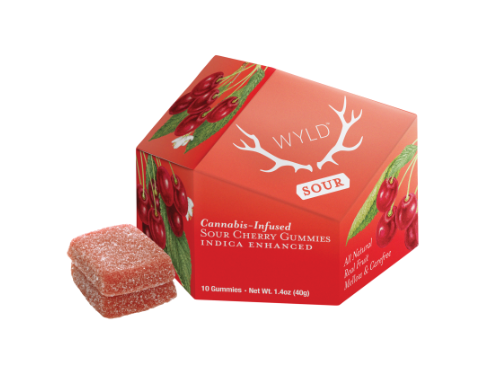 Photograph of product: 100mg | Sour Cherry - Oui'd