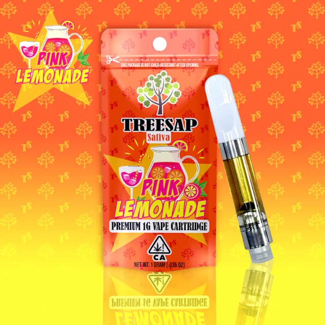 Photograph of product: Treesap - Cart 1g (SAT) - Pink Lemonade - 