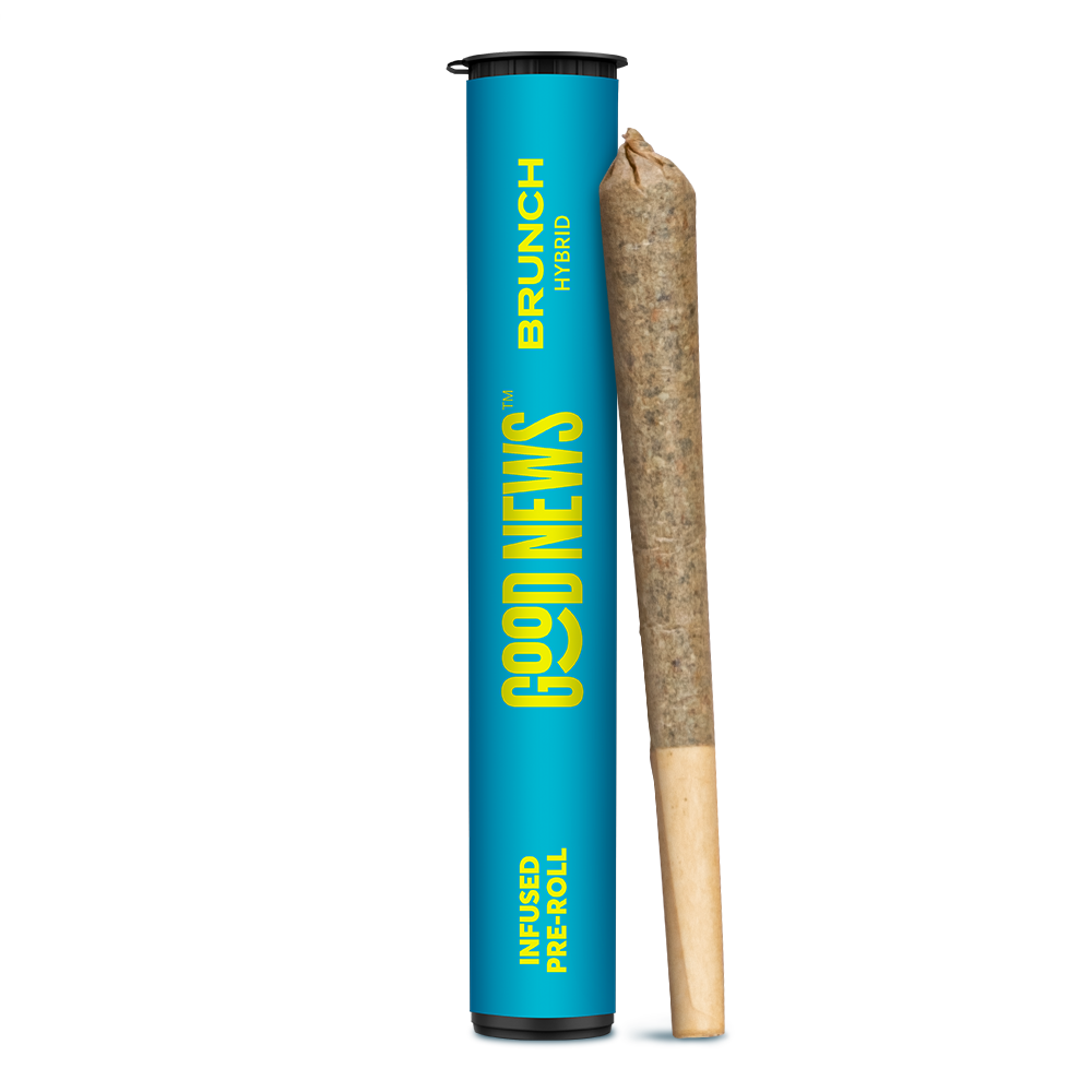 Photograph of product: Good News - Brunch - Infused Pre-Roll - Hybrid - 1g