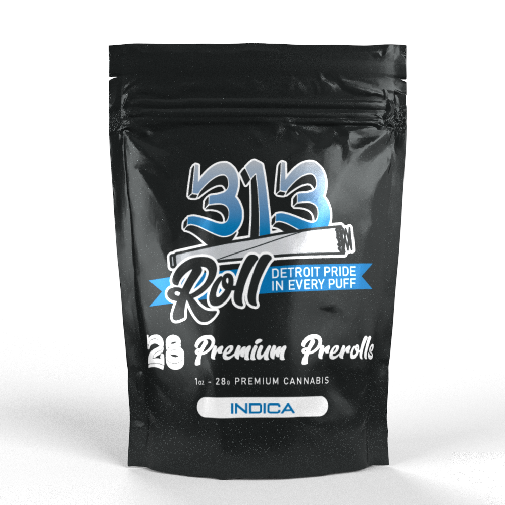Photograph of product: 313 Rolls - 28PK Prerolls - Black Rock Lava Cake