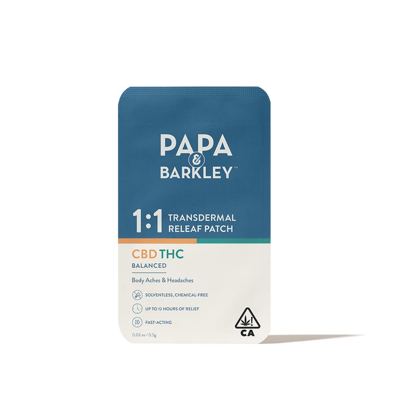 Photograph of Product: P&B | Releaf Patch | THC/CBD (1:1)