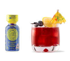 Photograph of product: Blueberry Lemon 10mg au chocolat Rosin Mixer