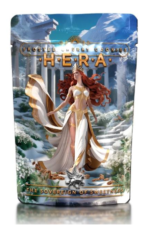 Photograph of product: GOD's Line | HERA - Frosted Cherry Cookies - 3.5g