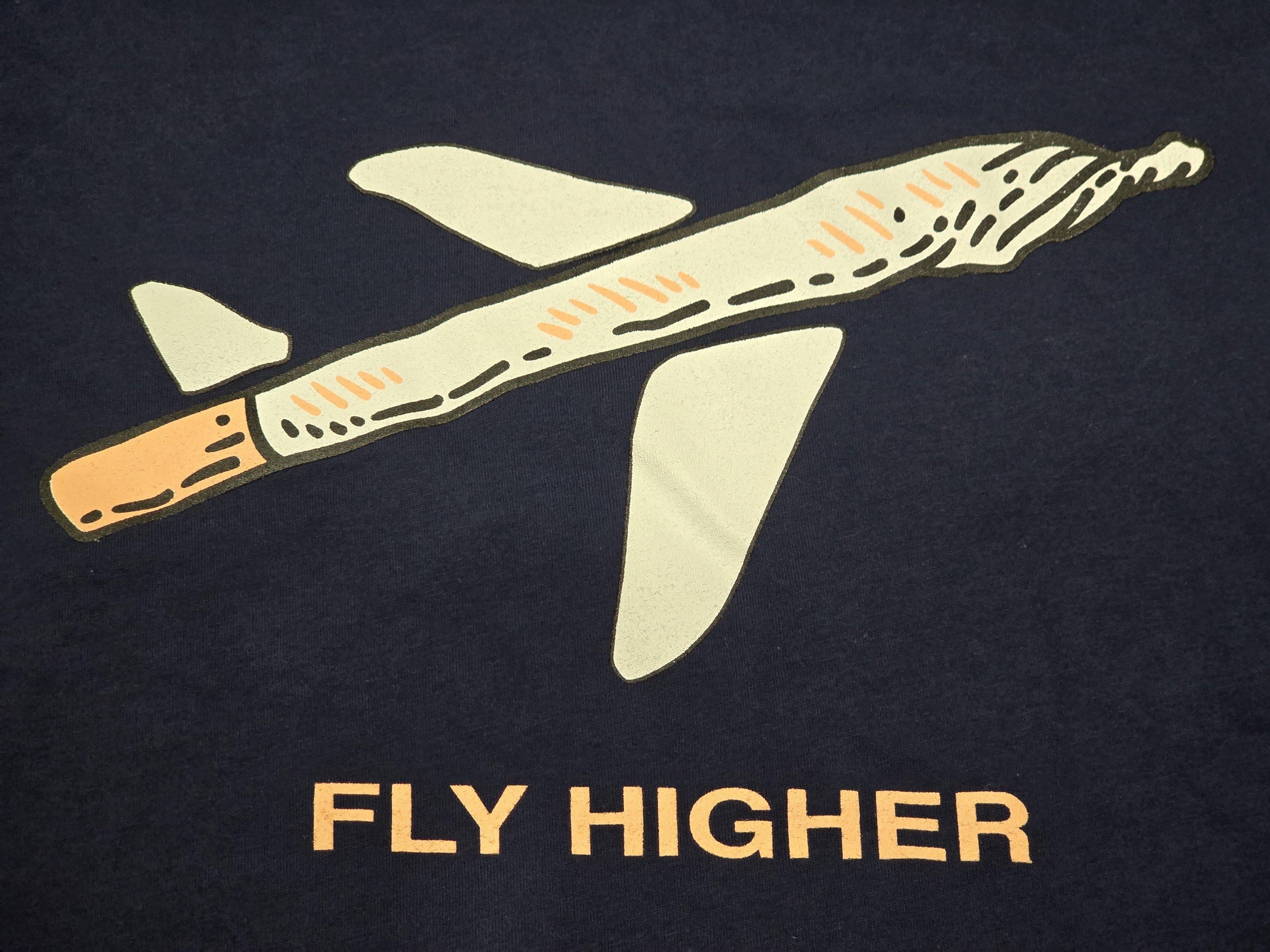 Photograph of product: Monteverde Fly Higher Dark Blue T-Shirt XL $25