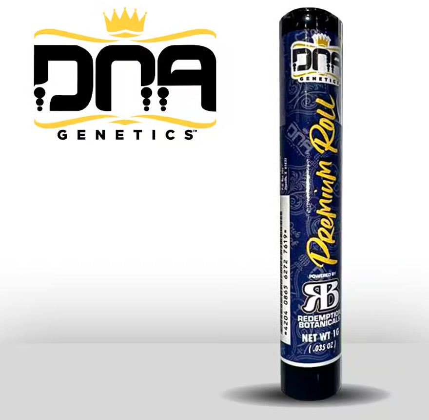Photograph of product: DNA GENETICS Pre-Roll 1g: Double Dipped Strawberries